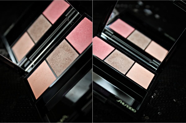 Тени-трио для век с шелковистой текстурой и эффектом сияния Shiseido Luminizing Satin Eye Color Trio RD711 Pink Sands (+ сравнение с Avon True Colour 'Pink Sands' Розовый Песок)