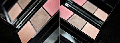 Тени-трио для век с шелковистой текстурой и эффектом сияния Shiseido Luminizing Satin Eye Color Trio RD711 Pink Sands (+ сравнение с Avon True Colour 'Pink Sands' Розовый Песок)