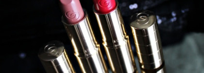 Мои новые помады: Oriflame Giordani Gold Iconic Lipstick SPF 15 (Pink Nude #30447, Raspberry Blush #30452)