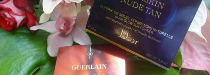 Два маст-хева этого лета: Diorskin Nude Tan - Nude Glow Sun Powder 004 и Guerlain Terra Ora Sculpting Powder Contrast Highlighter Face &decollete