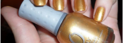 Золотая осень - пасмурное небо....Orly Glitz и OPI I don't give a Rotterdam