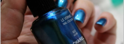 Лето, солнце и Chanel Le Vernis Nail Colour #657 Azure