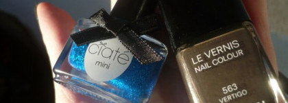 Идея для праздничного маникюра с лаком Ciate mini Glass Slipper