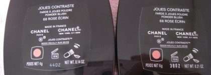 Румяна Chanel Joues Contraste Powder Blush, цвет Rose Ecrin 68, версии: европейская и американская
