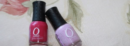 Зефирно-ягодный маникюр с мини  лаками Orly 48684 Lollipop и Hot Stuff 48670