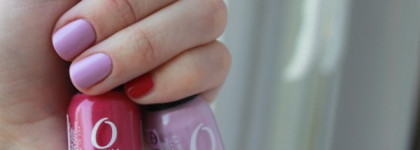 Зефирно-ягодный маникюр с мини  лаками Orly 48684 Lollipop и Hot Stuff 48670