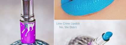 Lime Crime Lipsticks: Airborn Unicorn, No, She did't