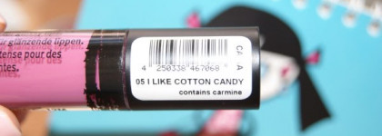 Новая одежка для губ -  Essence Stay with me longlasting lipgloss 05 I like cotton candy