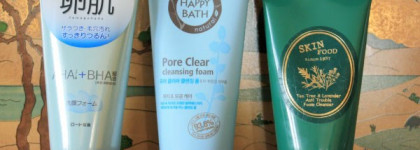 Мой уход за лицом из Кореи. Умывашки Harry Bath, SkinFood, HadaLabo (Япония)