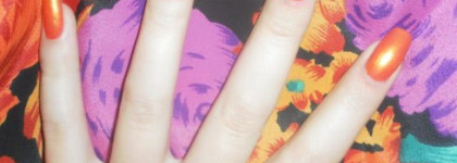 Осеннее солнце на моих ногтях