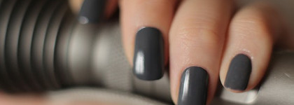 Мои серые лаки. NYX Girls Nail Polish - Dark Gray и LA Girl Color Addict nail color - Disorder