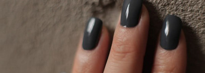Мои серые лаки. NYX Girls Nail Polish - Dark Gray и LA Girl Color Addict nail color - Disorder