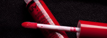 NYX butter gloss - 06 peach cobbler, 05 creme brulee, 12 cherry pie, 01 strawberry parfait