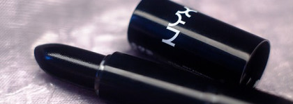 Чёрная помада - NYX Round Lipstick "Penelope"