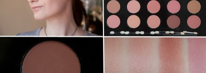 Профессиональная палитра сухих румян для макияжа El Corazon Professional Compact Blush Delicious make-up