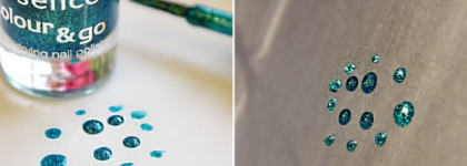 Дуэт Essence Colour & Go  №38  choose me и Sally Hansen Salon manicure №670  Midnight in NY