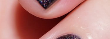 Чёрно-серо-голографический пост