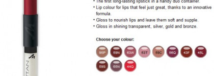 Яркие губы со стойкой помадой от Manhattan Lip2last Gloss в оттенке 45L