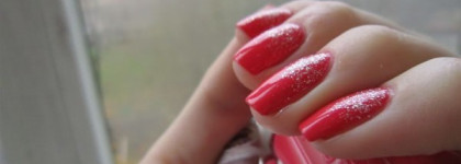 Иней на кораллах. Когда хочется яркости - Essie California Coral + Dance legend 900 серебро