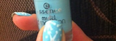 Эксперимент на зимнюю тему с Essence Мulti dimension 74 Fall for me + tip painter