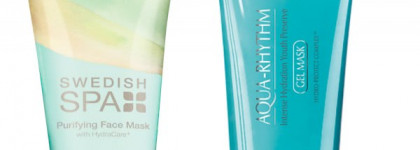 Очищение и увлажнение от Oriflame: Swedish Spa Purifying Face Mask и Aqua-Rhythm Intense Hydration Youth Preserve Gel Mask