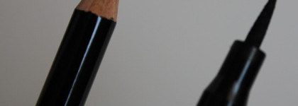 Essence XXL nudes lipgloss "05 forever rose", Essence eyeliner pen extra longlasting, Essence I Love Rock gloss eye pencil