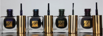 Estee Lauder Pure Color Nail Lacquer in Blue Blood, Bete Noire, Black Plum, Viper Fall 2012 "Beyond Black"