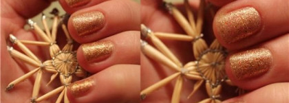 Рождество с Essence Colour & Go nail polish  "121 gold fever"