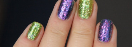 Лаки новой коллекции P2 Lost in Glitter Polish "060 be divine" & "030 start wild"