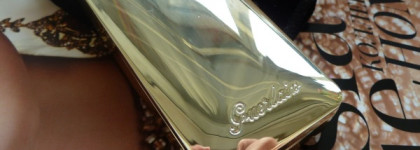 Золото Guerlain: тени Guerlain Ecrin 2 Couleurs eyeshadow 06 Two Parisian и помада Guerlain Rouge G de Guerlain Jewel Lipstick Compact G60, Gabrielle