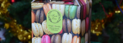 Лакомство для гурманов - набор  Макарони Fresh Line Grape Vanilla Body & Hands Collection