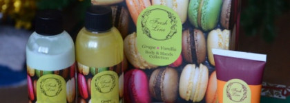 Лакомство для гурманов - набор  Макарони Fresh Line Grape Vanilla Body & Hands Collection