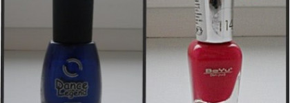 Два ярких  и красочных лака для ногтей от Dance Legend  и BeYu