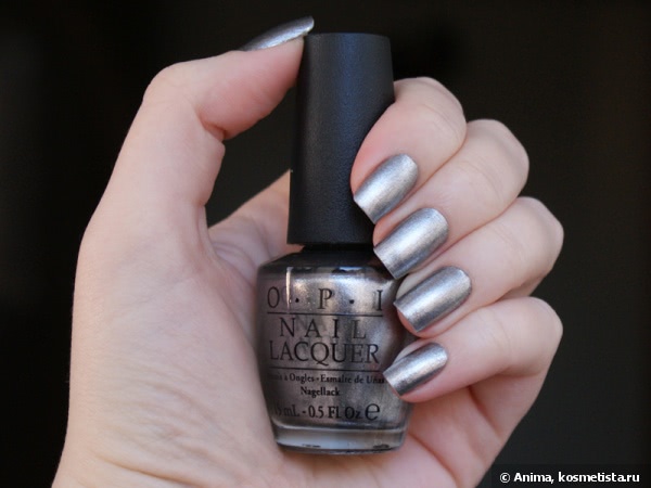 Жидкий металл OPI Nail Lacquer Haven’t the Foggiest NL F55