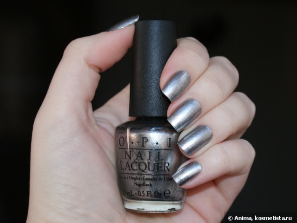 Жидкий металл OPI Nail Lacquer Haven’t the Foggiest NL F55