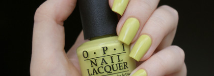 Мои лаймовые будни с OPI и Nubar