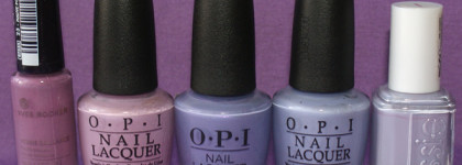 Этюд в лавандовых тонах с OPI, Essie и Yves Rocher