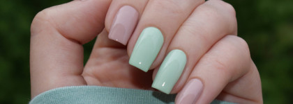 Нежный маникюр в цветах палитры мая