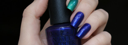 Вечер с райскими птицами - маникюр шиммерами Catrice и OPI