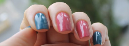 Мои осенние обновки! Orly "Pink Chocolate" & Orly "Sapphire Silk"