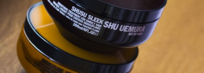 Маски для волос Shu Uemura Art of Hair: Moisture Velvet Treatment и Shusu Sleek Masque