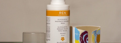 REN Evercalm Anti-Redness Serum и REN Glycolactic Radiance Renewal Mask