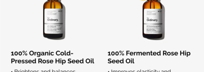 Такие разные масла The Ordinary: аргания для волос, шиповник для лица и марула для тела