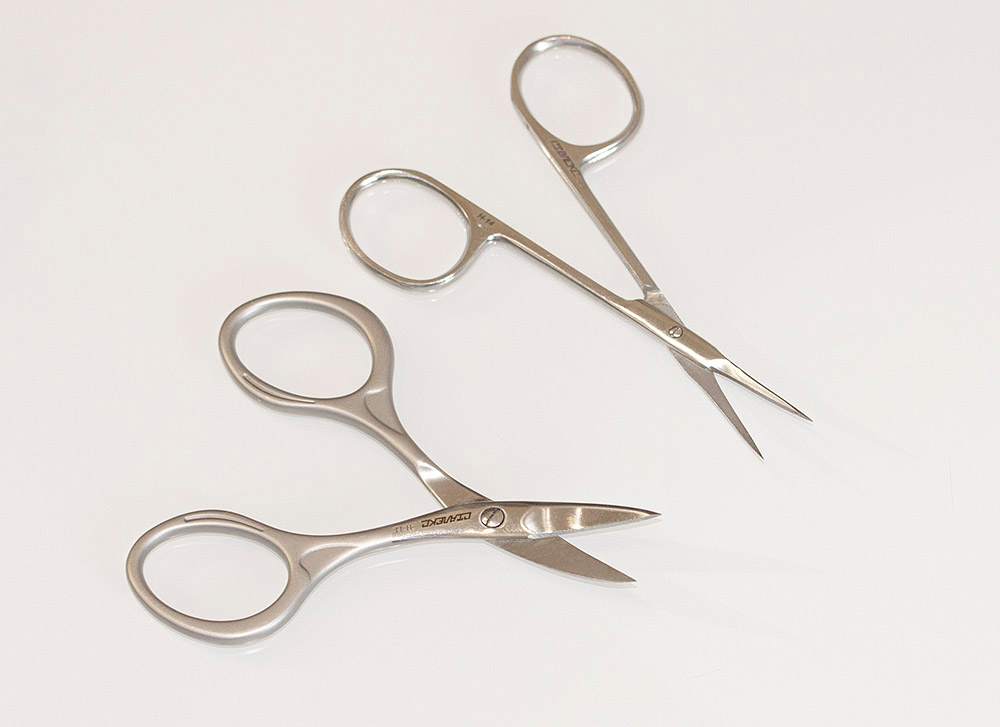 Маникюрные ножницы Сталекс: внизу SBC-10/2 (Н-11), выше SC-10/2 (Н-14)