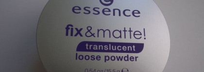 Матирующая пудра Essence Fix&Matte translucent loose powder