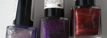 Лаки GA-DE mini. Часть 2. Бордово-фиолетовые