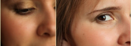 Сияние золота с Inglot AMC pure pigment eye shadow #30