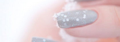 Nubar — White Polka Dot + OPI French Quarter For Your Thoughts