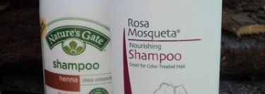 Созданы самой Природой :  Nature's Gate Henna Shine Enhancing Shampoo и Aubrey Organics Nourishing Shampoo Rosa Mosqueta