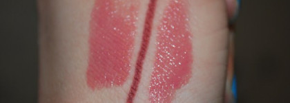 Pupa Miss Pupa Ultra Brilliant Lipstik №102 Candy Nude (tester) и Mary Kay lip liner dusty pink. Помада и карандаш для губ